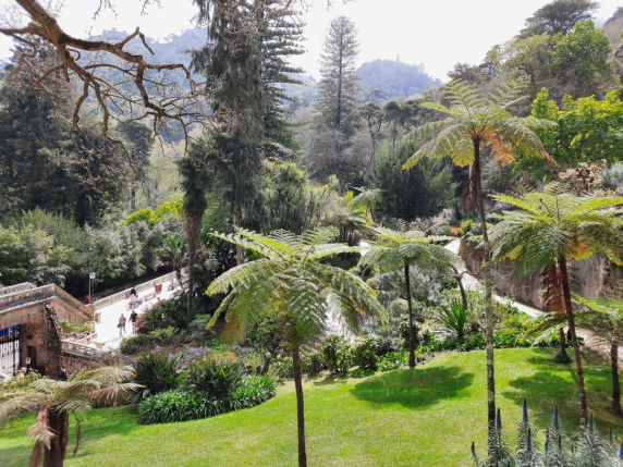Prachtige tuin bij Quinta da Regaleira
